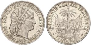 1 Gourde Haiti Silber 