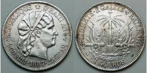 1 Gourde Haiti Silber 