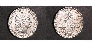 1 Gourde Haiti Silber 