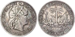 1 Gourde Haiti Silber 