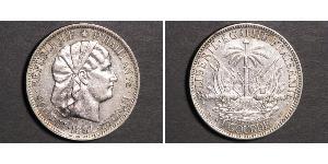 1 Gourde Haiti Silber 