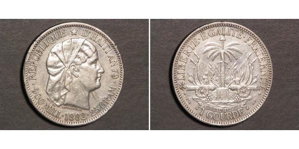 1 Gourde Haiti Silber 