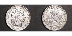 1 Gourde Haiti Silver 