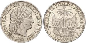 1 Gourde Haiti Silver 