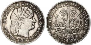 1 Gourde Haiti Silver 