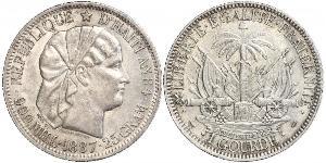 1 Gourde Haiti Silver 