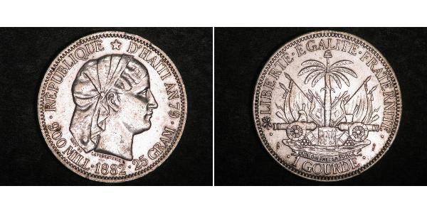 1 Gourde Haiti Silver 