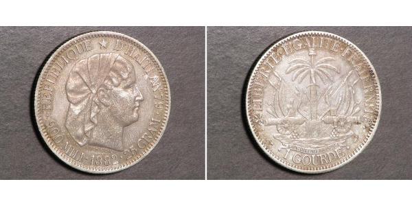 1 Gourde Haiti Silver 