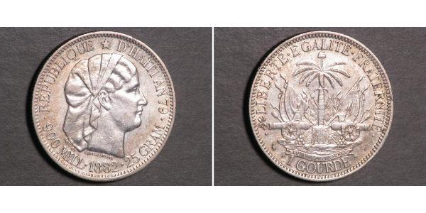 1 Gourde Haiti Silver 