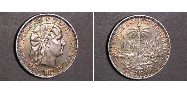 1 Gourde Haiti Silver 