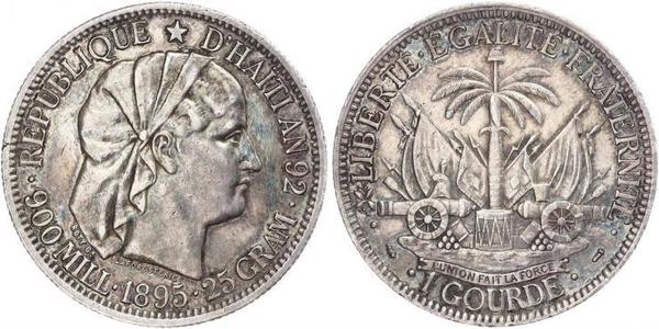 1 Gourde Haiti Silver 