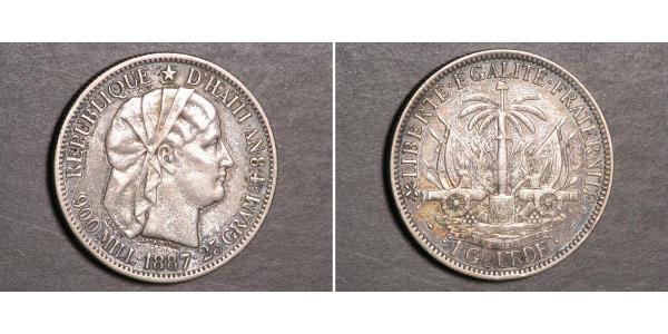 1 Gourde Haiti Silver 