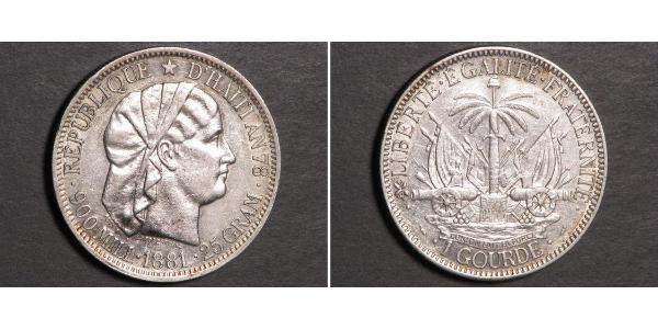 1 Gourde Haiti Silver 