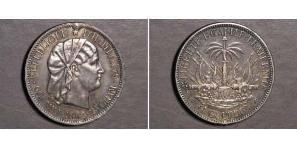 1 Gourde Haiti Silver 