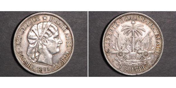 1 Gourde Haiti 銀 