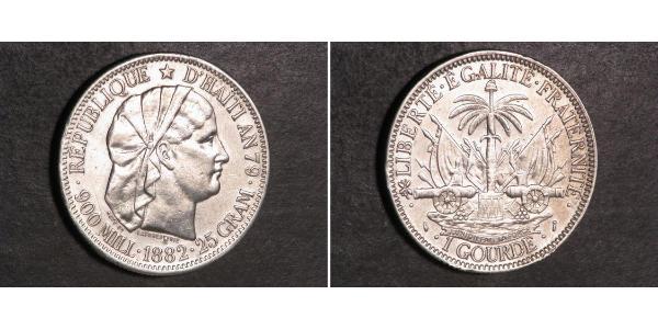 1 Gourde Haiti 銀 