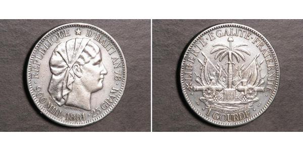 1 Gourde Haiti 銀 