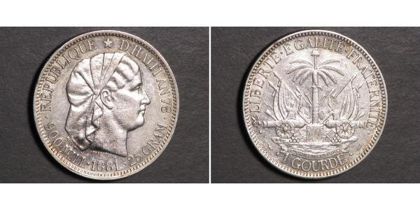 1 Gourde Haiti 銀 