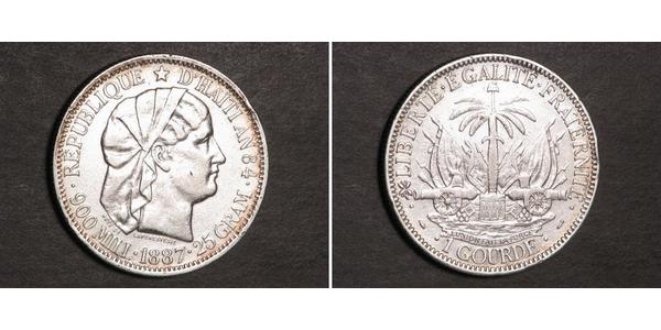 1 Gourde Haiti 銀 