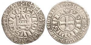 1 Groat France Argent Philippe IV de France(1268 -1314)