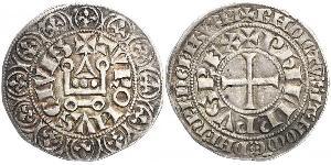 1 Groat France Argent Philippe IV de France(1268 -1314)