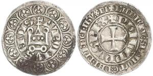 1 Groat France Argent Philippe IV de France(1268 -1314)