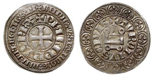 1 Groat France Argent Philippe IV de France(1268 -1314)