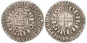 1 Groat France Argent Philippe IV de France(1268 -1314)