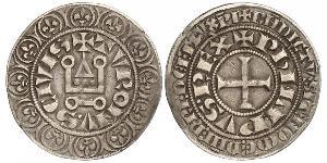 1 Groat France Argent Philippe IV de France(1268 -1314)