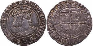 1 Groat Francia Plata 