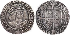 1 Groat Francia Plata 