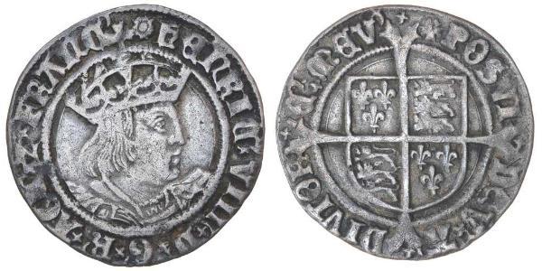 1 Groat Francia Plata 