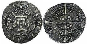 1 Groat Reino de Inglaterra (927-1649,1660-1707) Plata Enrique VII (1457 - 1509)