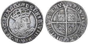 1 Groat Frankreich Silber 