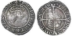 1 Groat Frankreich Silber 