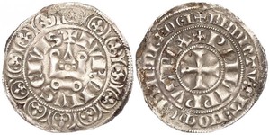 1 Groat Frankreich Silber Philip IV (1268 -1314)