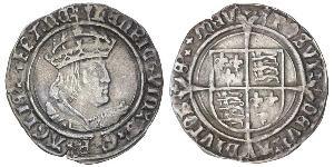 1 Groat Frankreich Silber 