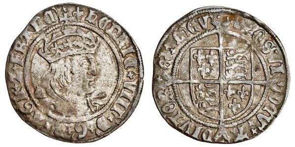 1 Groat Frankreich Silber 