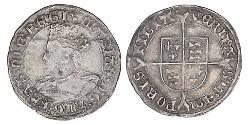 1 Groat Königreich England (927-1649,1660-1707) Silber Maria I. (England)(1516-1558)