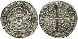 1 Groat Königreich England (927-1649,1660-1707) Silber Heinrich VI (1421-1471)