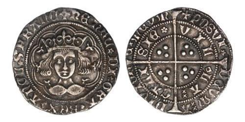 1 Groat Königreich England (927-1649,1660-1707) Silber Heinrich VI (1421-1471)