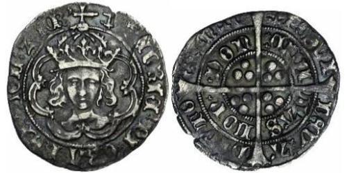 1 Groat Königreich England (927-1649,1660-1707) Silber Heinrich VII (1457 - 1509)