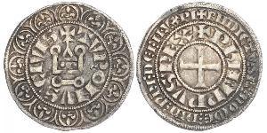 1 Groat France Silver Philip IV of France (1268 -1314)