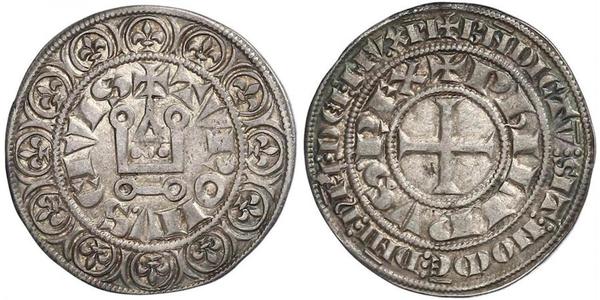 1 Groat France Silver Philip IV of France (1268 -1314)