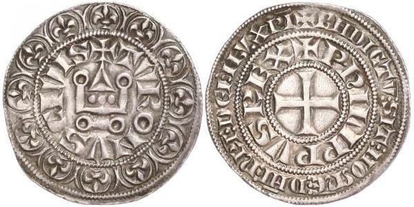 1 Groat France Silver Philip IV of France (1268 -1314)