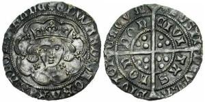 1 Groat Kingdom of England (927-1649,1660-1707) Silver Edward IV (1442-1483)