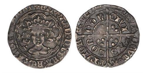 1 Groat Kingdom of England (927-1649,1660-1707) Silver Edward IV (1442-1483)