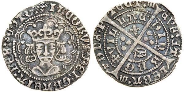 1 Groat Kingdom of Scotland (843-1707) 銀 James IV of Scotland (1473-1513)