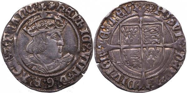 1 Groat 法国 銀 