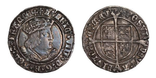 1 Groat 法国 銀 